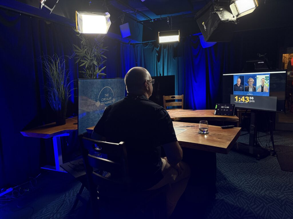 The Circular Exchange podcast studio