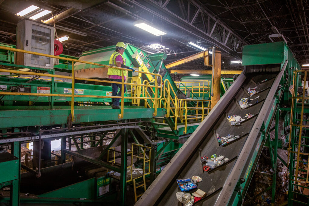 Photo from Waste Management facility